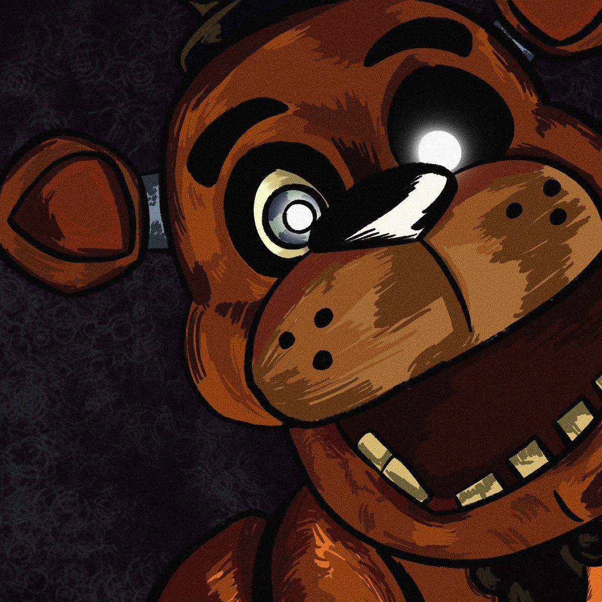 GalacticLion_'s tweet photo. "Welcome to Freddy's, where nightmares come to life." 🐻✨ A little late but it's finished! I also watched the movie and i enjoyed it as well. Cant wait for the next one if they plan to drawing! 
#FNAF  #FreddyFazbear    #FNAFart  #fnafart #freddyfazbear https://t.co/hbZIuEzaUE