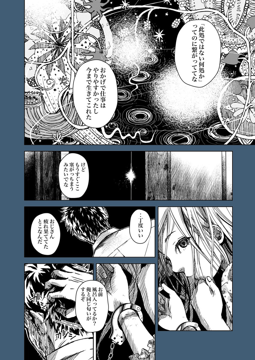 人生にお疲れのアウトローおじさん、訳あり少女と出会う【3/4】
#いいおっさんの日
#漫画が読めるハッシュタグ 