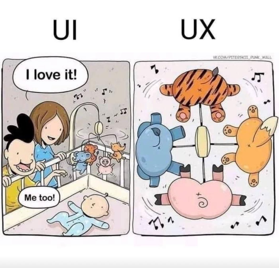 #UserExperience vs #UserInterface