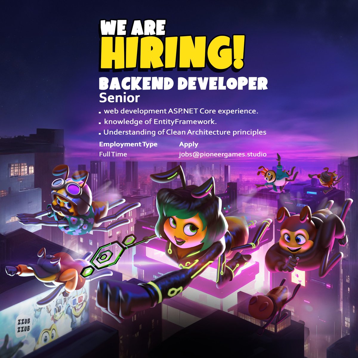 HoneySherli's tweet image. سلااام سلااام
اگه #backend_Developer هستی و به بازیسازی علاقهمندی و دنبال فرصت همکاری جدیدی، رزومهتو برامون بفرست، که جات تو تیم ما خیلی خالیه.
امیدوارم بتونیم کنار هم تجربههای جدیدی رو به وجود بیاریم.
jobs@pioneergames.studio
#استخدام
