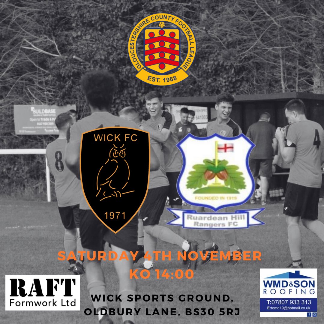 wickowls's tweet image. Game on! Come and support the lads at The Nest! 

🆚 @RHRFC 
📍 Wick Sports Ground, BS30 5RJ
⏰ 14:00

#uptheowls 🦉
#supportlocalfootball