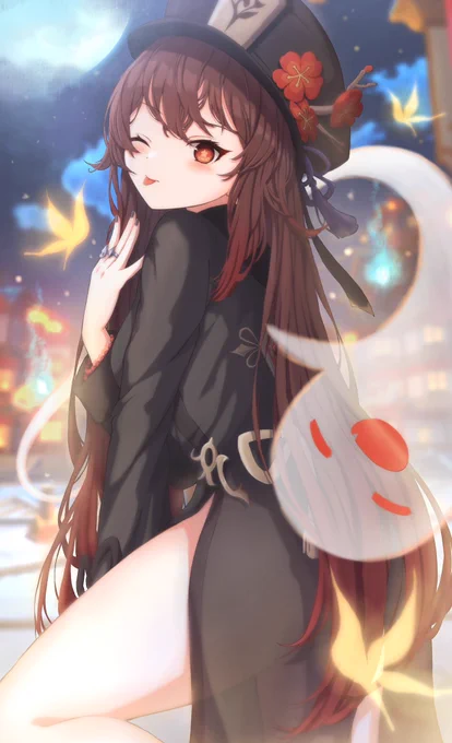 #いいおしりの日 #原神 胡桃