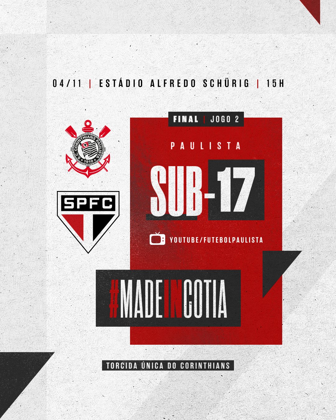 São Paulo vence o Corinthians e conquista o Paulista Feminino Sub-17 - SPFC