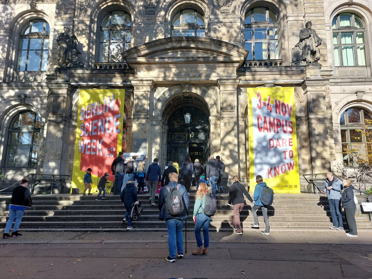 We're here bright &amp; early to make sure to get everything ready for you all

Join us for this relaxed talk format, in which researchers explain their work in just 10 mins, whilst standing on soapboxes outside the entrance of Campus, followed by open time for questions and dialogue