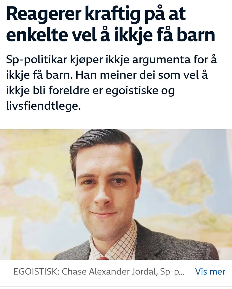 Det er så slitsomt med personlig frihet og sånn.