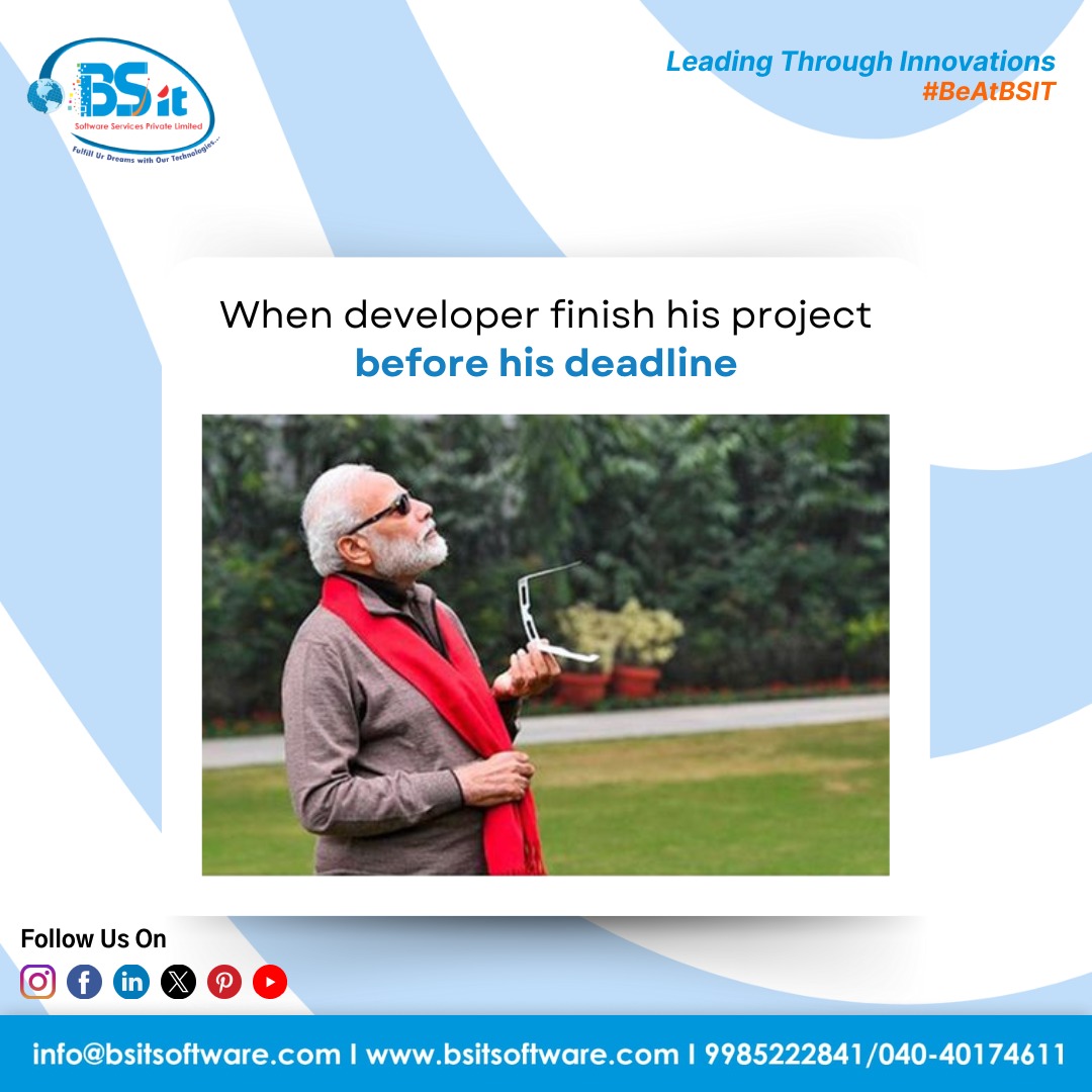 bsitsoftware's tweet photo. Ahead of schedule and beyond expectations!

#bsitsoftware #bsit #bsitsoftwareservices #WebDevelopmentWin #ExceedingExpectations #EarlyCompletion #WebDevelopment #AheadOfSchedule #ProjectCompletion #WebDevSuccess #WebDesign #Programming https://t.co/tXUJ40HBPD
