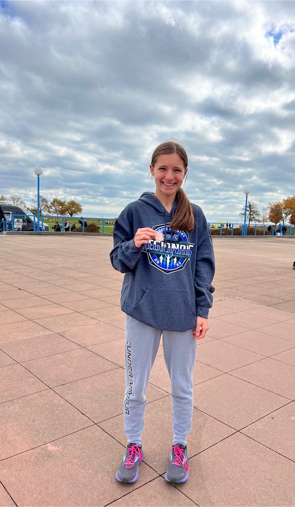 Good luck to freshman Reagan Reaume today as she will be running at the MHSAA Cross Country State Championship Meet at Michigan International Speedway!
