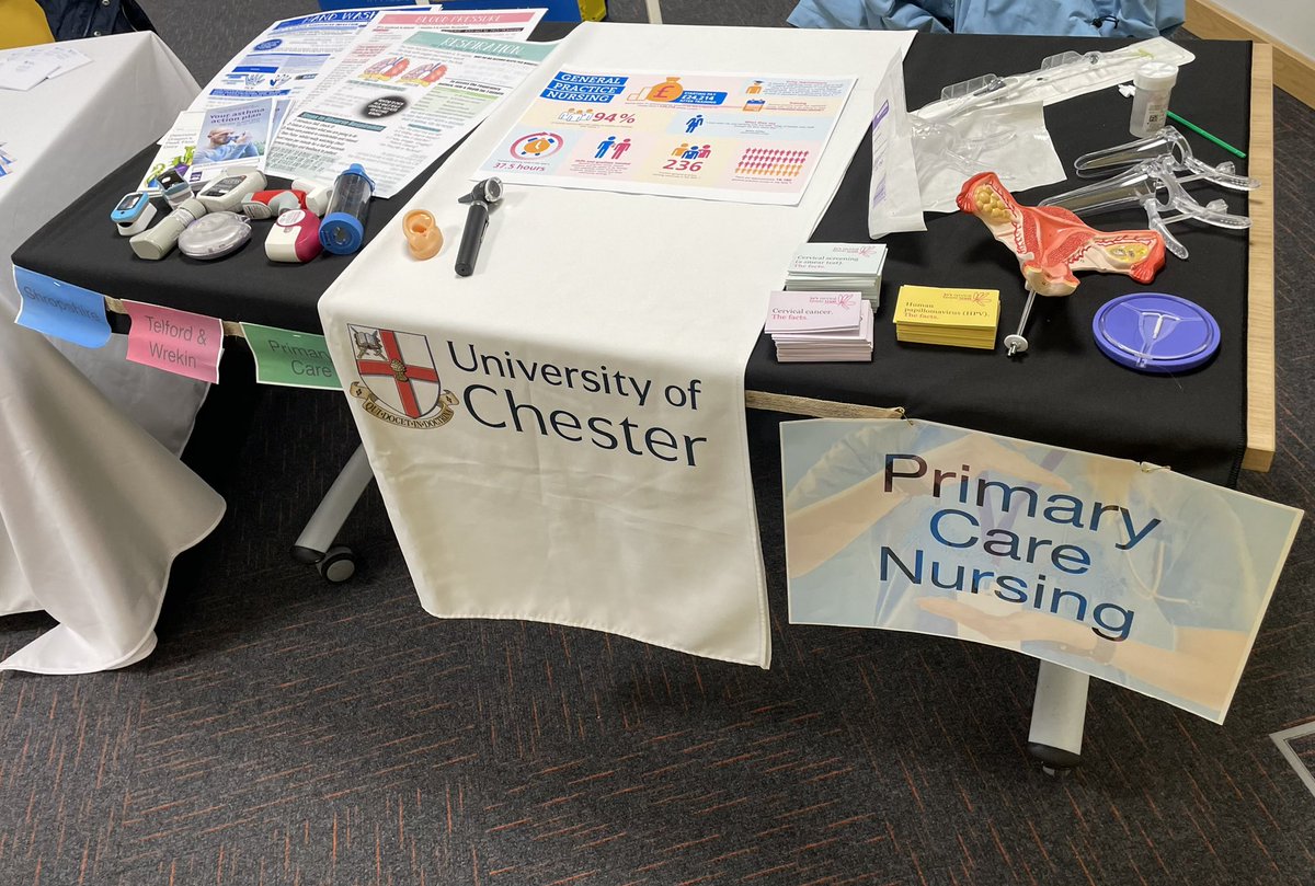 Ready and waiting to talk to prospective student nurses about practice placements in general practice at the @uochester open event #GPN @Gpnsnn @RCNGPNForum