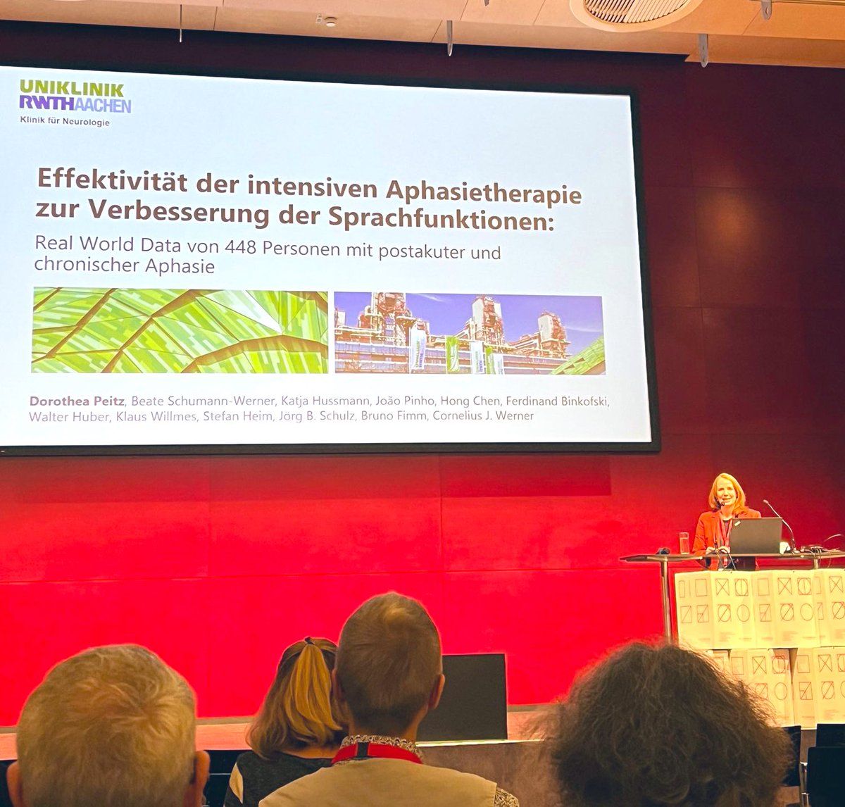 It was a pleasure to present our results of intensive SLT for people with #aphasia at #gabtagung_2023 Great conference @gab_ev Thanks for the pic @katharinalehn10