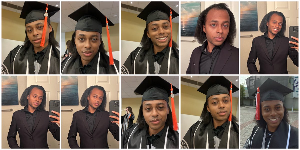 avierevassel's tweet photo. ROUND 1: A week ago today, I graduated college with my 1st degree. Bachelor’s in Film of Science. Yes, I said 1st. Up next three Master’s in three years. It feels good to be a Bachelor. It’s been a story that will be told. Storytelling worthy. Thank you me for everything... https://t.co/RMbZEvzWFT