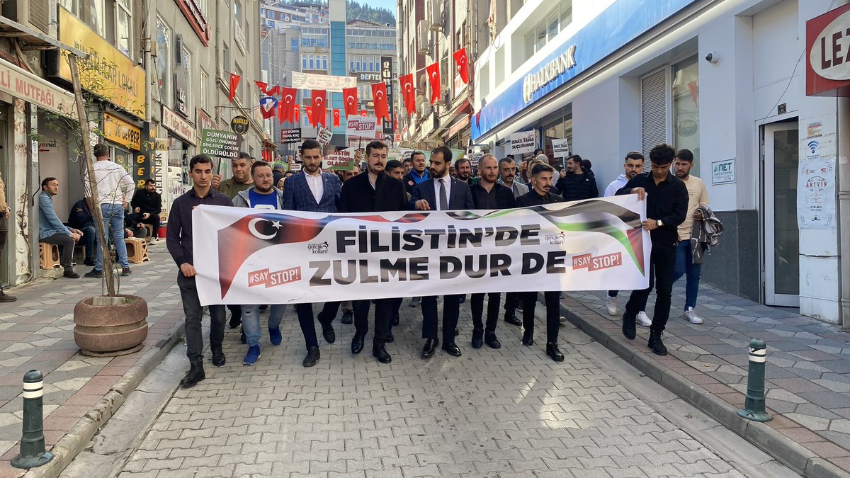 doguknislamoglu's tweet photo. @artvinakgenc İsrail’in GAZZE’de Yaşattığı Vahşete #SayStop dedi. https://t.co/jbcmLB8yM7
