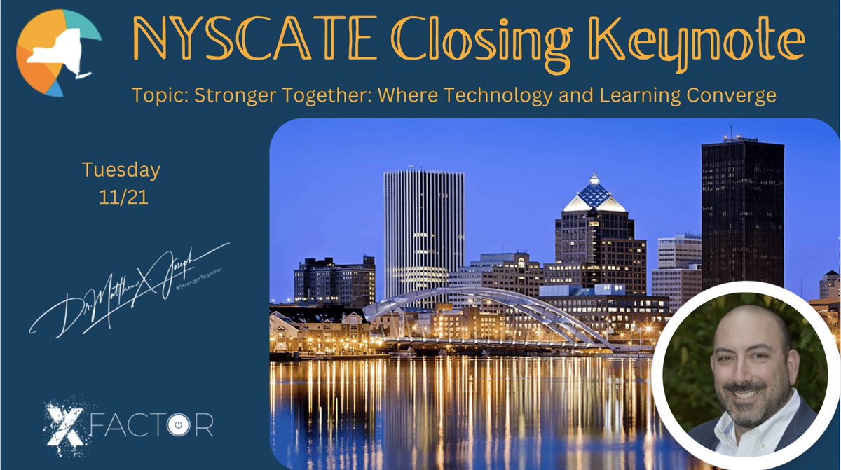 Truly honored to be the closing Keynote at <a href="/NYSCATE/">NYSCATE 💡💻</a>. A great event! I hope some of my <a href="/MASchoolsK12/">Massachusetts K-12</a> educators take the drive and learn with and from so many amazing innovators. 

<a href="/PrincipalJQuinn/">John Quinn</a> <a href="/DrCSJones/">Christopher Jones</a> <a href="/ZajacSLP/">Kim Zajac ✈️ 🚗 🚊</a> <a href="/peterjcushing/">Dr. Peter J. Cushing</a> <a href="/CraigCMartin12/">Craig Aarons-Martin</a> @Stefanowicz135 <a href="/KerryHawk02/">Kerry Gallagher JD</a>