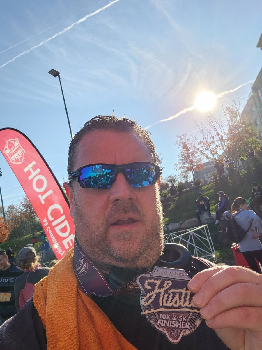 Another 5k in the books!  #hotciderhustle self care matters!