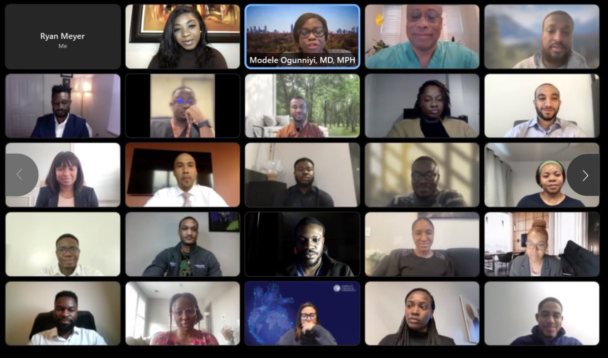 And we’re off! The 3rd cohort of <a href="/ACCinTouch/">American College of Cardiology</a>’s IM Mentoring program for Black residents. These 60 aspiring cardiologists will learn the ins &amp; outs of our specialty this AM. Our goal is to demystify the specialty and help them to be competitive applicants for cardiology training.