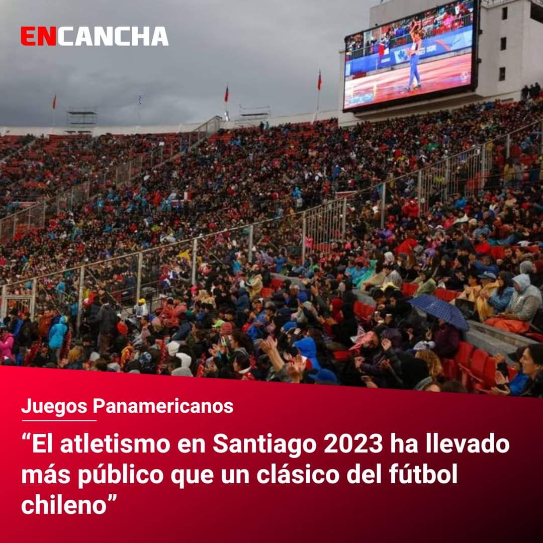 Valentina_UC's tweet photo. Entradas económicas, ambiente grato, deporte distinto, mucha difusión, convenios para comprar entradas, entradas gratis para los adultos mayores, al Chileno SI le gustan otros deportes aparte del fútbol, y esto quedó demostrado en los panamericanos #Santiago2023 https://t.co/9niRJpPvfJ