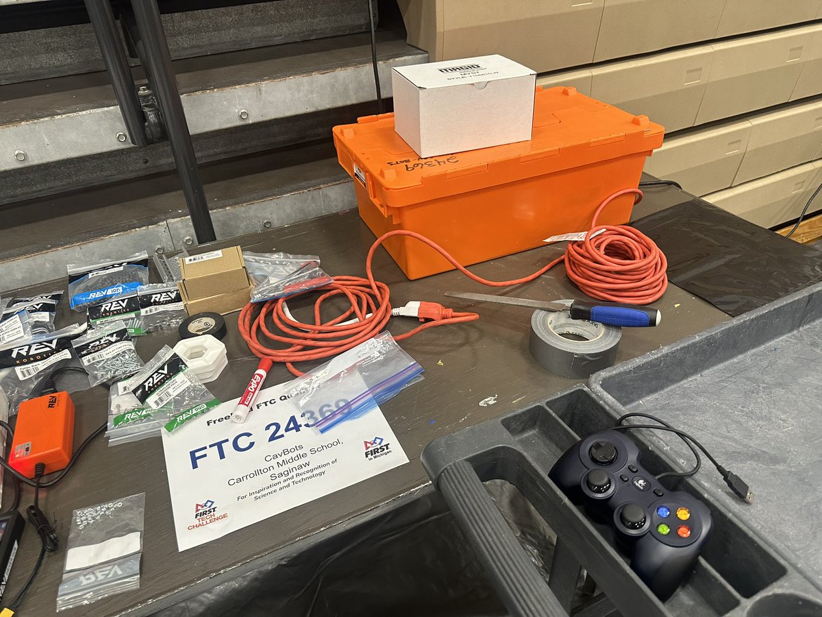 Excited to be mentoring to Cav-bots ftc24369 at freeland this weekend #ftc