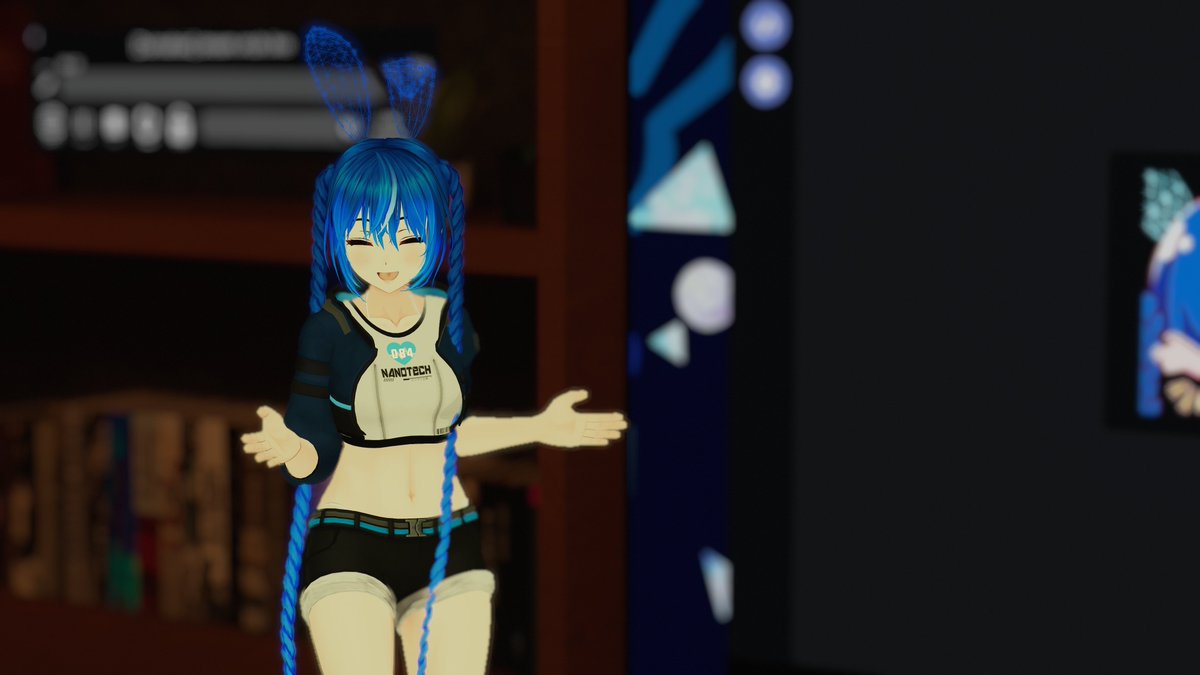 Got to show off a live demo of dOSC at @UdonVr last night and received a lot of good feedback and interest. Using @vrcdn to visually explain what I'm doing is a life saver for content generated outside of VRChat. Can't wait to release this publicly! 💙 📷@PremiumVr