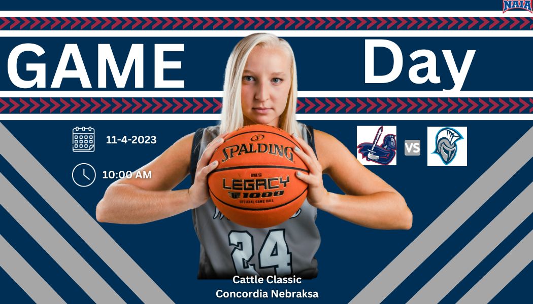 GAMEDAY!! <a href="/SCWarriorWBB/">Sterling College Women’s Basketball</a> takes on #8 Dakota State (SD) bright and early this morning!!
#SwordsUp #WeWill 
⏰10 AM
📍Seward, Neb.
📊scwarriors.com/sports/wbkb/20…
🎥scwarriors.com/links/nz59id