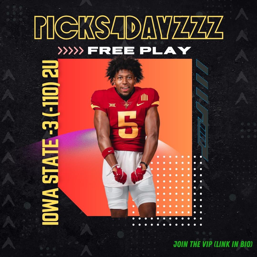 🔥🚨NCAAF FREE PLAY🚨🔥

Sending Full Card W/ Max Bet to 5 Random People that LIKE THIS TWEET‼️🤝

Going for 5 Free Winners in a Row🔥🔥🔥

Who’s Cashing Another Free Play With Me?!🗣️🤑