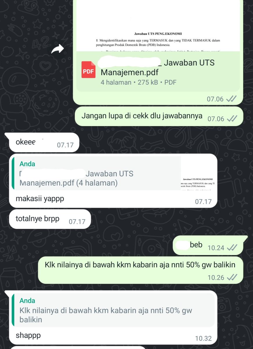 jogas_smart's tweet photo. Testi joki UTS Mata Kuliah Pengantar Ekonomi
Nilai terjamin aman🤗
#testijogas #jogassmart https://t.co/svxzAL2avO