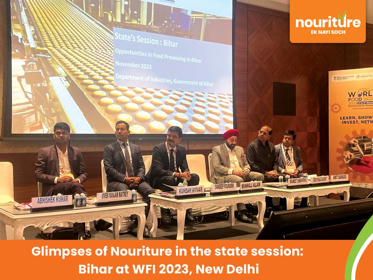 anmol_feeds's tweet photo. Glimpses of Mr. Amit Kumar Saraogi, the MD, Nouriture by Anmol Feeds Pvt. Ltd., proudly representing Bihar at the illustrious #WorldFoodIndia2023 event. His presence graced the gathering of distinguished personalities from diverse backgrounds.

(1/2) https://t.co/1nSQlTiM3c