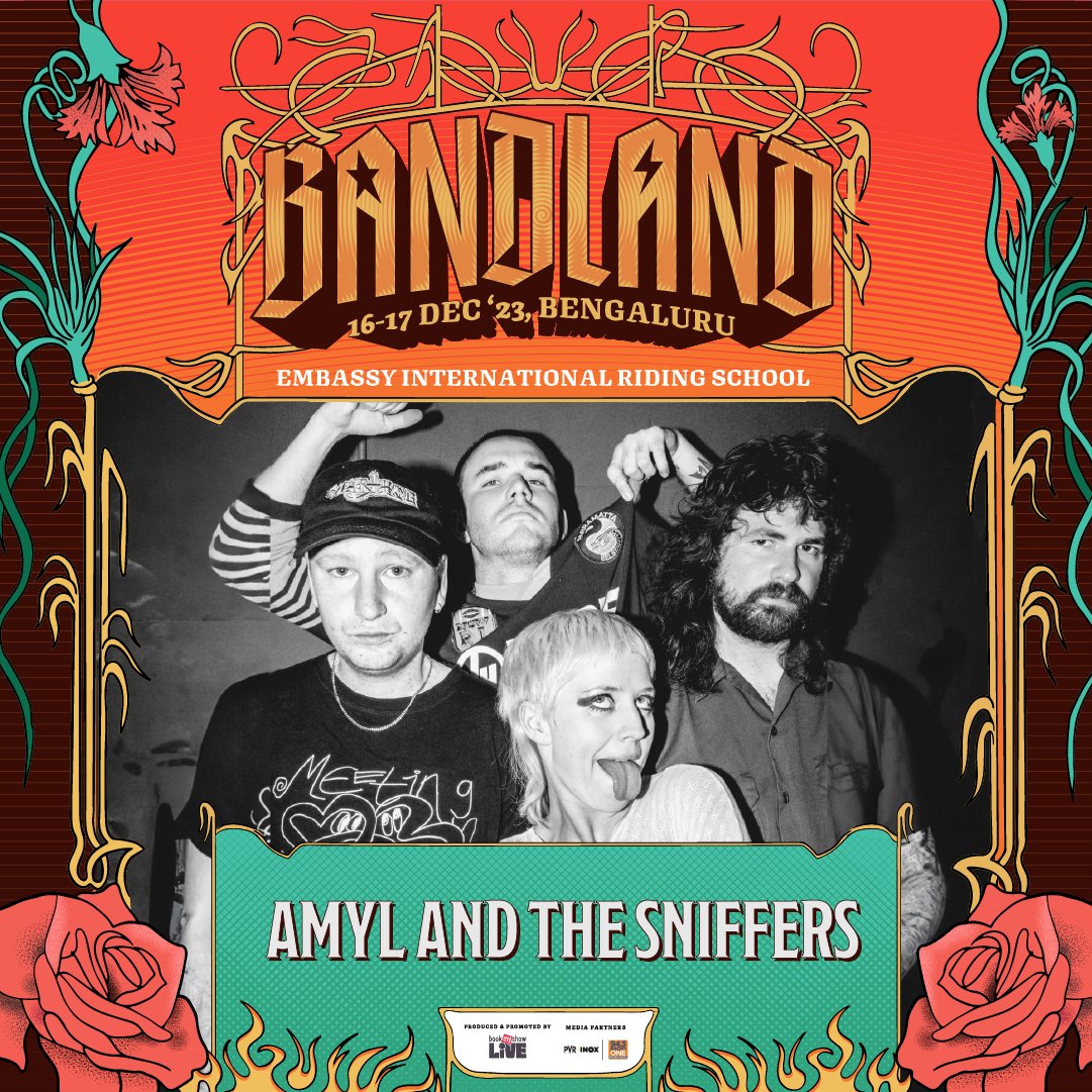 Bandland (@bandlandindia) on Twitter photo Bursting onto the punk rock scene with a raw unapologetic sound reminiscent of punk’s gritty glory days, <a href="/amylandsniffers/">Amyl and The Sniffers</a> are infamous for brilliantly chaotic crowd engagement!⚡️🎸
Witness the untamed spirit of true punk rock at #Bandland!
Tickets at bandland.in Bursting onto the punk rock scene with a raw unapologetic sound reminiscent of punk’s gritty glory days, <a href="/amylandsniffers/">Amyl and The Sniffers</a> are infamous for brilliantly chaotic crowd engagement!⚡️🎸
Witness the untamed spirit of true punk rock at #Bandland!
Tickets at bandland.in