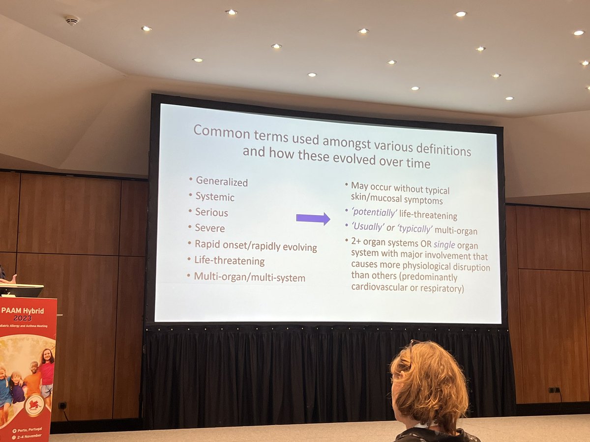 Professor Christina Jones (@joneschristinaj) on Twitter photo Why words matter; great talk by Aikaterini Anagnostou on translating clinical  definitions of #anaphylaxis into patient advice #PAAM2023 Why words matter; great talk by Aikaterini Anagnostou on translating clinical  definitions of #anaphylaxis into patient advice #PAAM2023