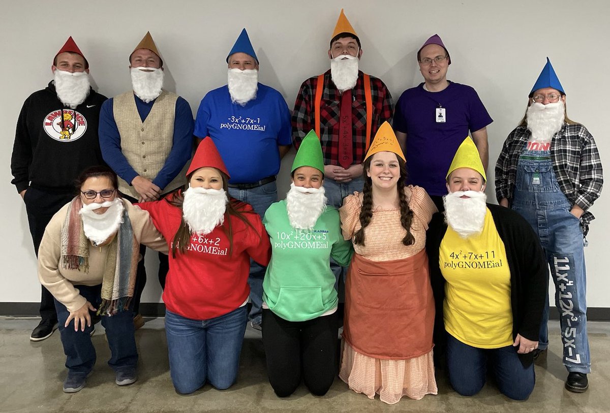 The_Pi_Guy's tweet photo. @c_dontcare The rest of said Math Department! ❤️🦁👻 https://t.co/jbrGnxbvoM