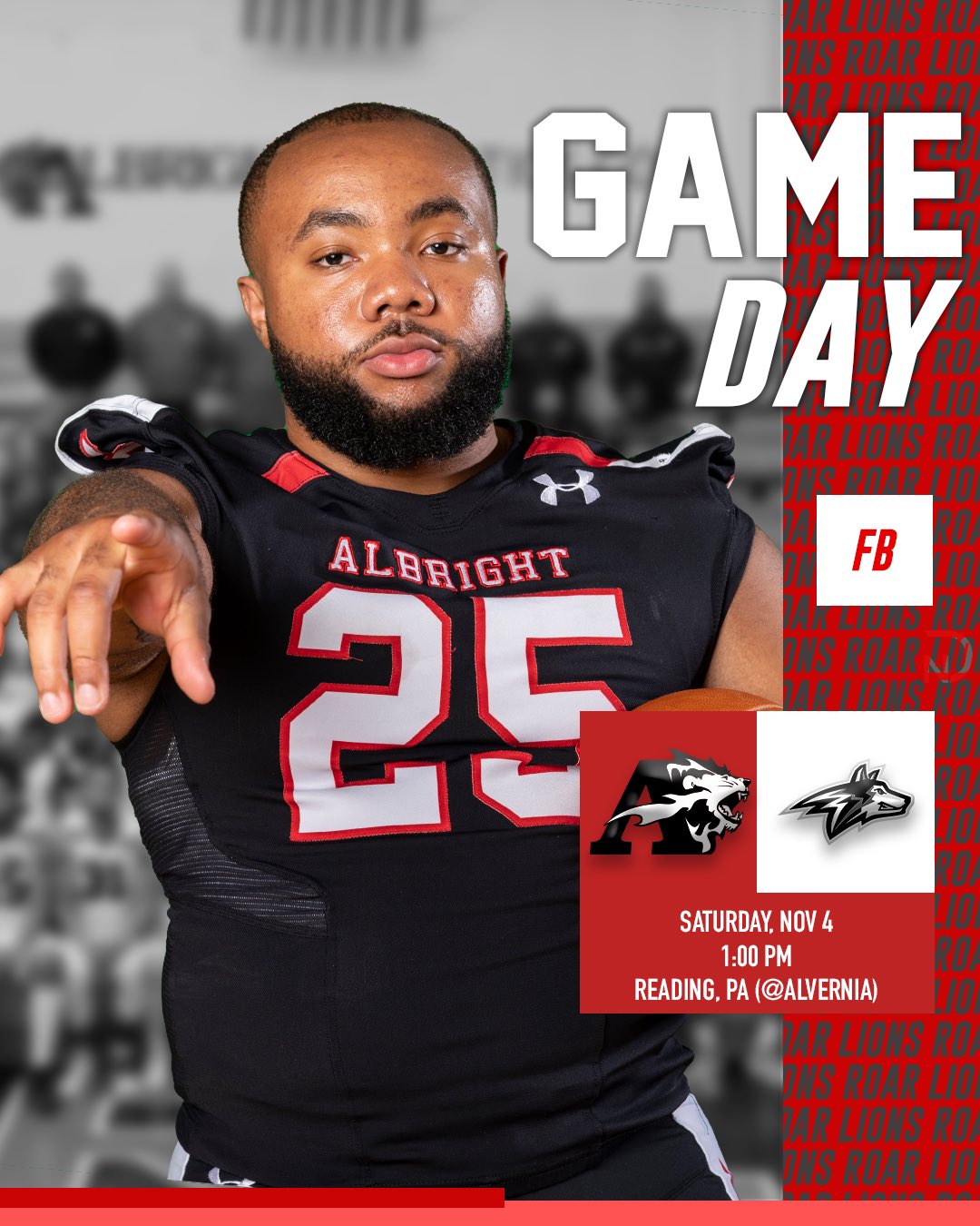 Albright Football Albright FBall X