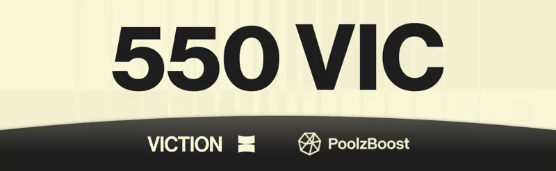 PoolzPad's tweet photo. Announcement 📣 // Viction Boost Campaign:

🏆 Prize Pool: $1,000 worth $VIC (550 $VIC)
👥 Reward Method: Lucky Draw (50 wallets, 8 $VIC each) and Top 5 wallets with Most Referrals (Total of 150 $VIC)
⏳ 4th Nov - 25th Nov
👉 https://t.co/JpHY0scx6k

#Viction, formerly TomoChain, is a revolutionary layer-1 blockchain with a people-centric focus.
Providing zero-gas transactions and top-tier security, They make Web3 accessible and secure for all. 

Dive in and discover new opportunities! 👆

#PoolzBoost @PoolzBoost @BuildOnViction