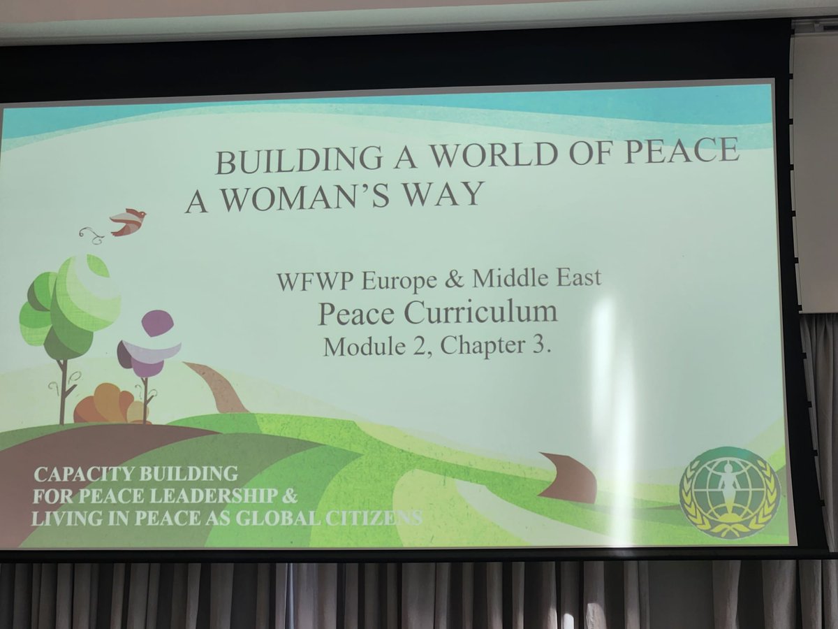 #Day2 WFWP Europe: Building a world of peace a woman's way #wfwpeumeconf2023