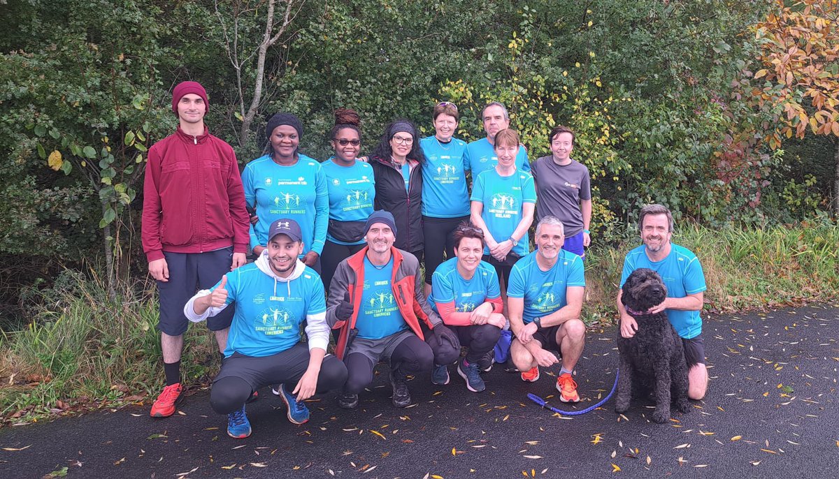 Our amazing runners at @limerickparkrun this morning! @SanctuaryRunner 💙💙