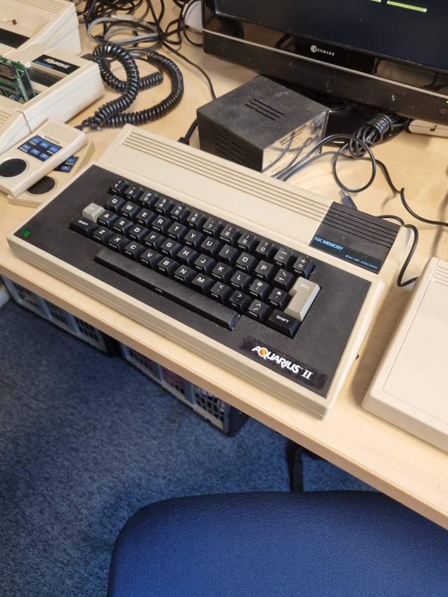 KimxxxJustice's tweet image. A Mattel Aquarius II. My word. From @loudscotsbloke - possibly the only one (of 25 made) still working. Great way to kick off another #retrofest