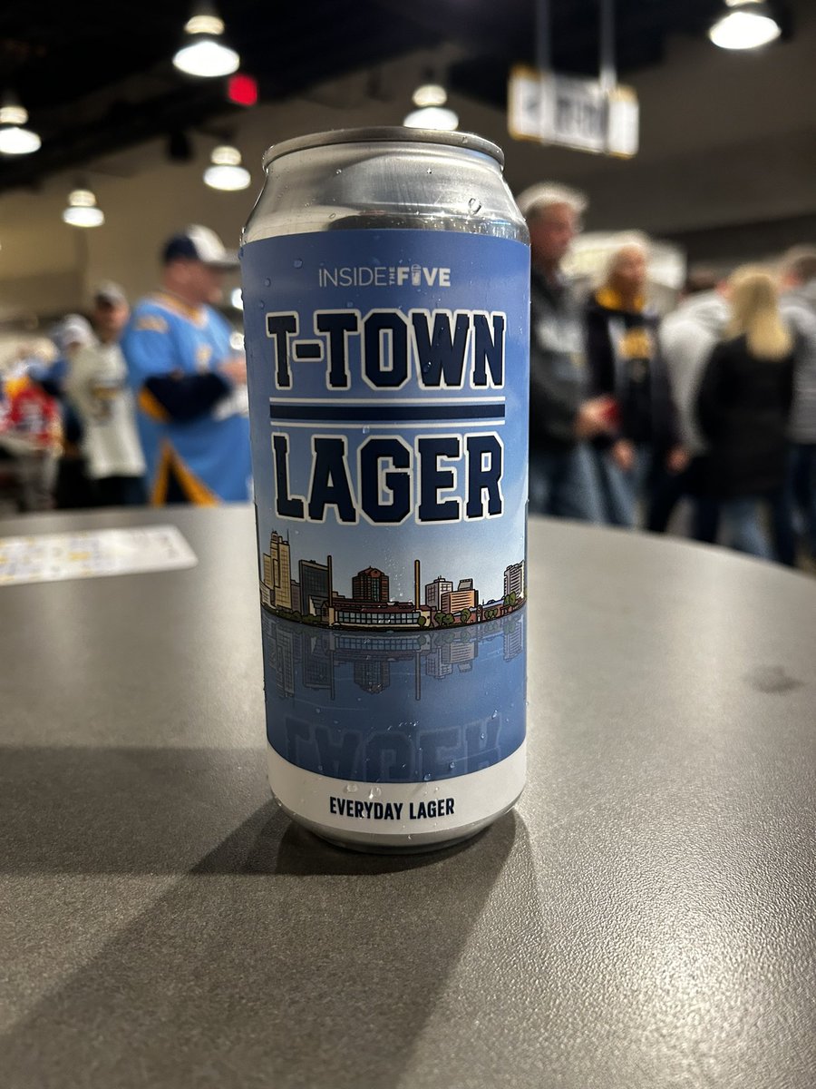 Great night at the Walleye game!  <a href="/ToledoWalleye/">Toledo Walleye</a> #insidethefivebrewing