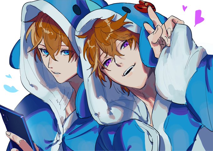 「blue eyes brothers」 illustration images(Latest)｜3pages
