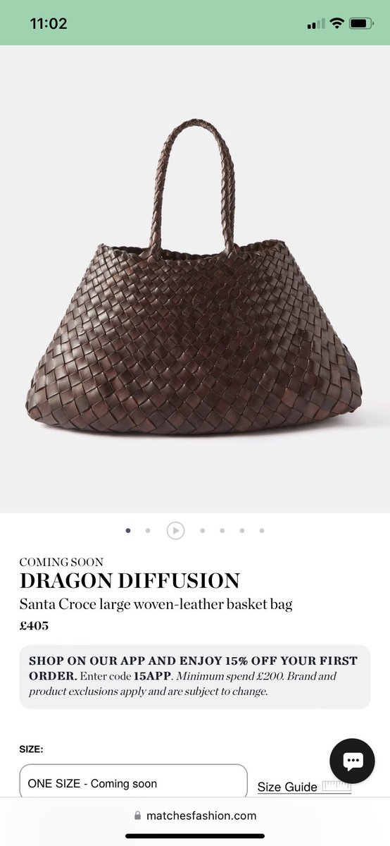 RebeccaVarty's tweet photo. @MATCHESFASHION hi, have you any idea on a date for this to be in stock. Wondering as I’m looking for a Christmas present. https://t.co/mbC0EPm08s