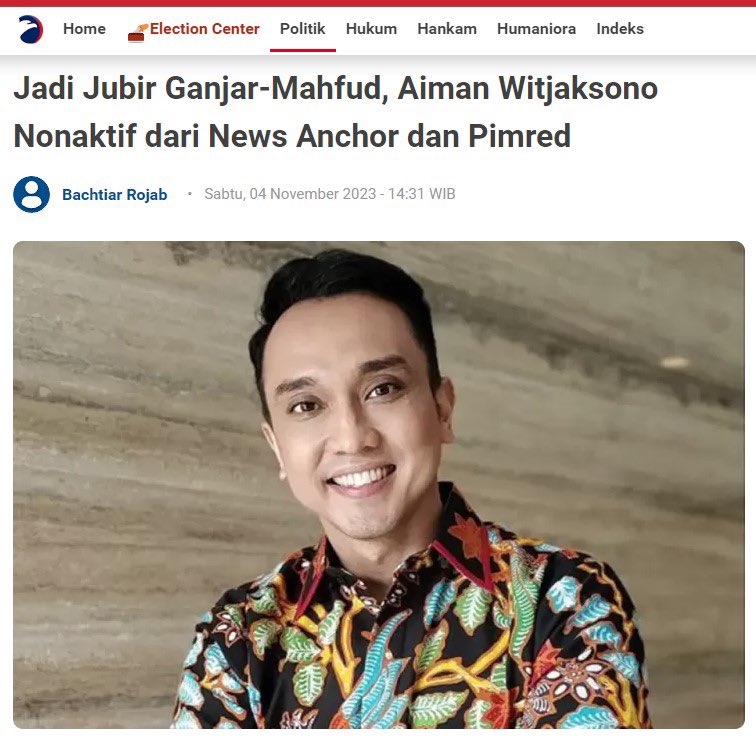 Wow mantap! Selamat bang <a href="/AimanWitjaksono/">Aiman Witjaksono</a> ☕️