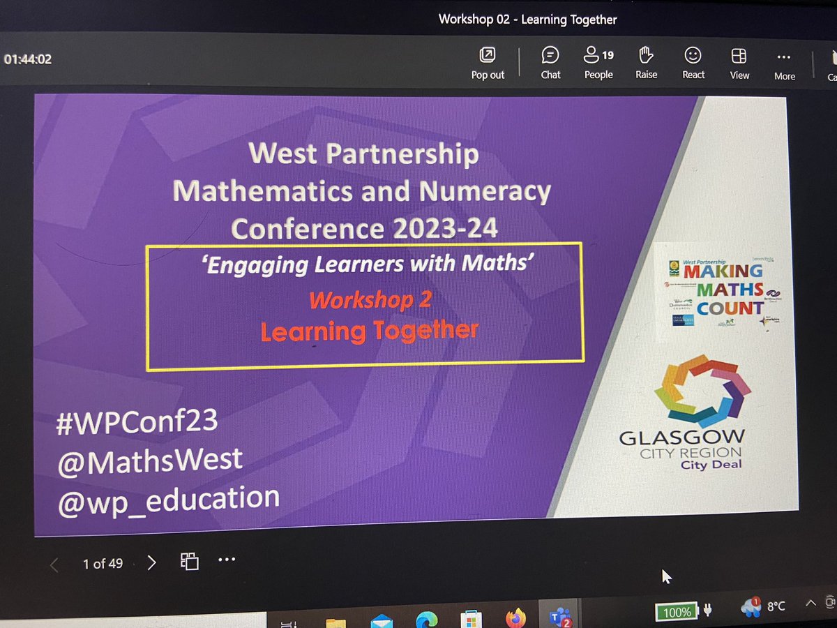 ROBrien30's tweet image. Favourite conference of the year #WPConf23 ➕➖➗✖️Looking forward to taking what I’ve learned today back to @CraigheadPS #numeracyacrosslearning #learningtogether #engagement