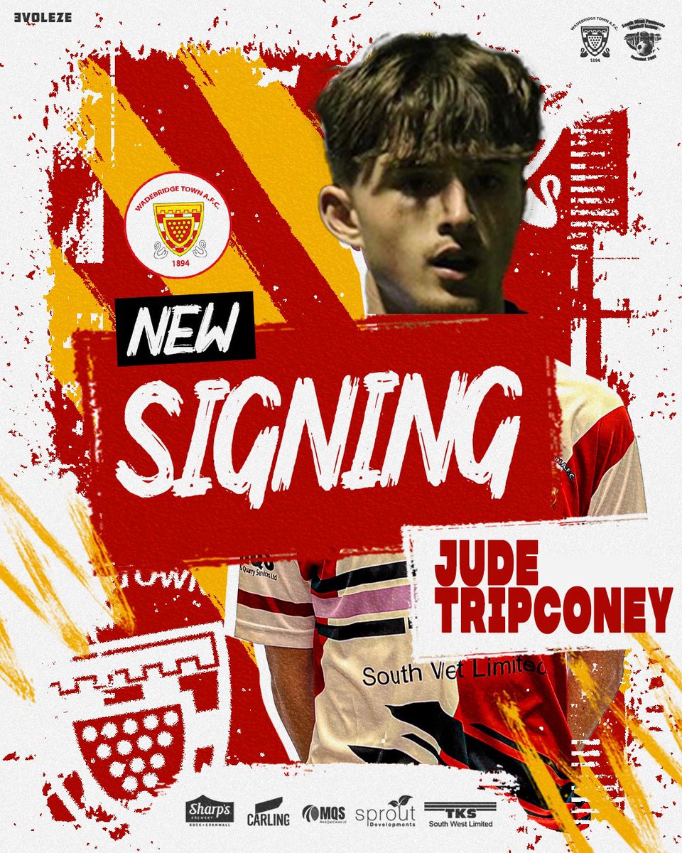#Incoming ✍🏻⚽️❤️

The Club are delighted to welcome exciting young striker <a href="/judetrippy/">Jude Tripconey</a> to Bodieve Park.

Learn all about Jude in his bio: wadebridgetownfc.co.uk/personnel/jude…

#utbb #1stTeam #wadebridge #OurClubIsYourClub 

<a href="/swpleague/">WALTER C. PARSON PENINSULA LEAGUE</a> <a href="/swsportsnews/">South West Sports News</a> <a href="/KJMsport57/">Kevin Marriott</a> <a href="/sportscornwall/">Cornwall Sports Media</a> <a href="/Cornishfootball/">Dave Deacon</a>