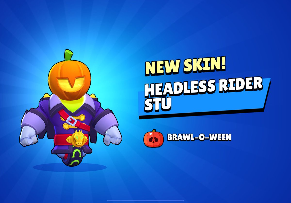 🎃 3x Headless Stu Giveaway! 

How to Enter?
❤️ Like
🔄 Retweet
📣 Tag 1 Friend
🎥 Subscribe to my YouTube channel:
Youtube.com/ttlgamers

🎁 Send proof in comments, winners announced in 5 days! 

#HeadlessRiderStuGiveaway #SupercellPartner #GiftedBySupercell #BrawlStars