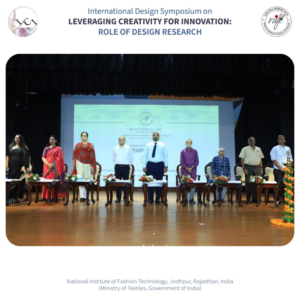 jodhpur_nift's tweet photo. Day 1 of the International Design Symposium on Leveraging Creativity for Innovation: Role of Design Research was a resounding success!
We were blown away by the insights and wisdom shared by our speakers, and we're still buzzing from all the inspiration. 
@NIFT_HO @fashionprasad https://t.co/tG9Iv2YQqC