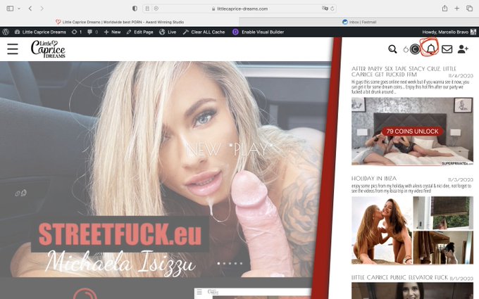 hey guys I have a wonderful present for you in my VIDEO FEED ... at hot threesome with STACY CRUZ, me