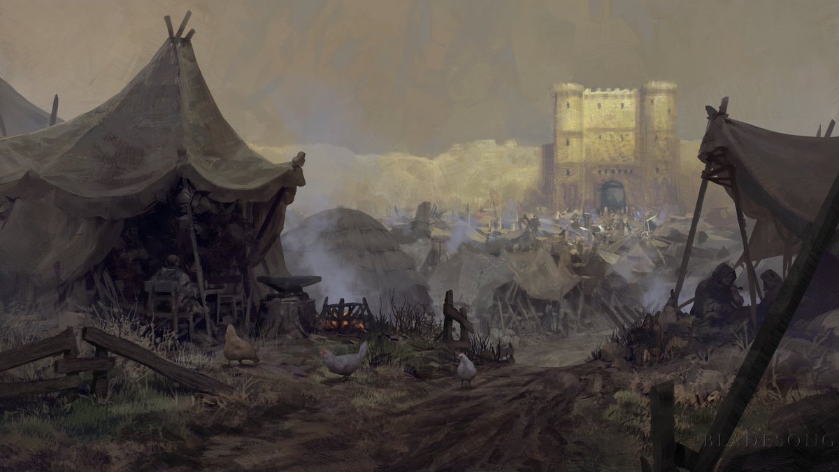 The Bladesong team is looking for 2D artists to help us bring Eren Keep to life! If you're capable of drawing stunning indoor/outdoor scenes, can work in a similar style to the artworks below and have an eye for great composition and lighting, show us your art! RTs appreciated ⚔️