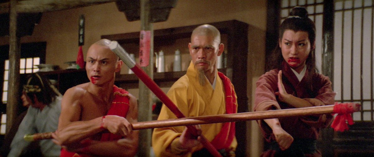 sogoodreviews's tweet photo. THE EIGHT DIAGRAM POLE FIGHTER (1984) - Star Fu Sheng died in a car accident mid-production but Lau Kar-Leung completed the bloody revenge tale under these emotional circumstances. Highlights include the Gordon Liu/Ko Fei pole fight and the coffin-finale has an emotional hook. https://t.co/DFGGJOGiuT