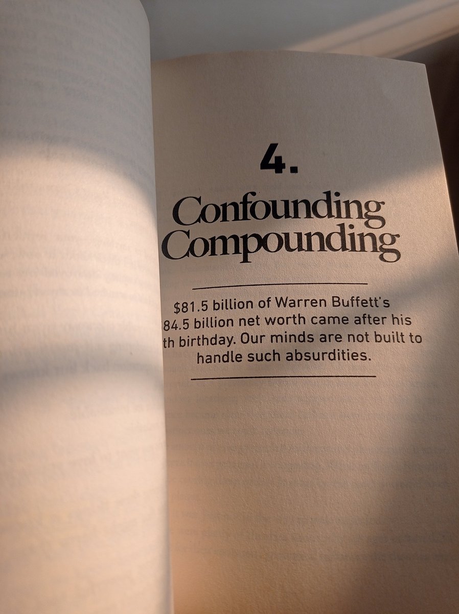 PriyaKothalkar's tweet photo. Day 5 of #30DaysOfReading
Read the Confounding Compounding from the #ThePsychologyOfMoney
Skill is investing but the secret is time!
#Reading https://t.co/yGazFtokQA