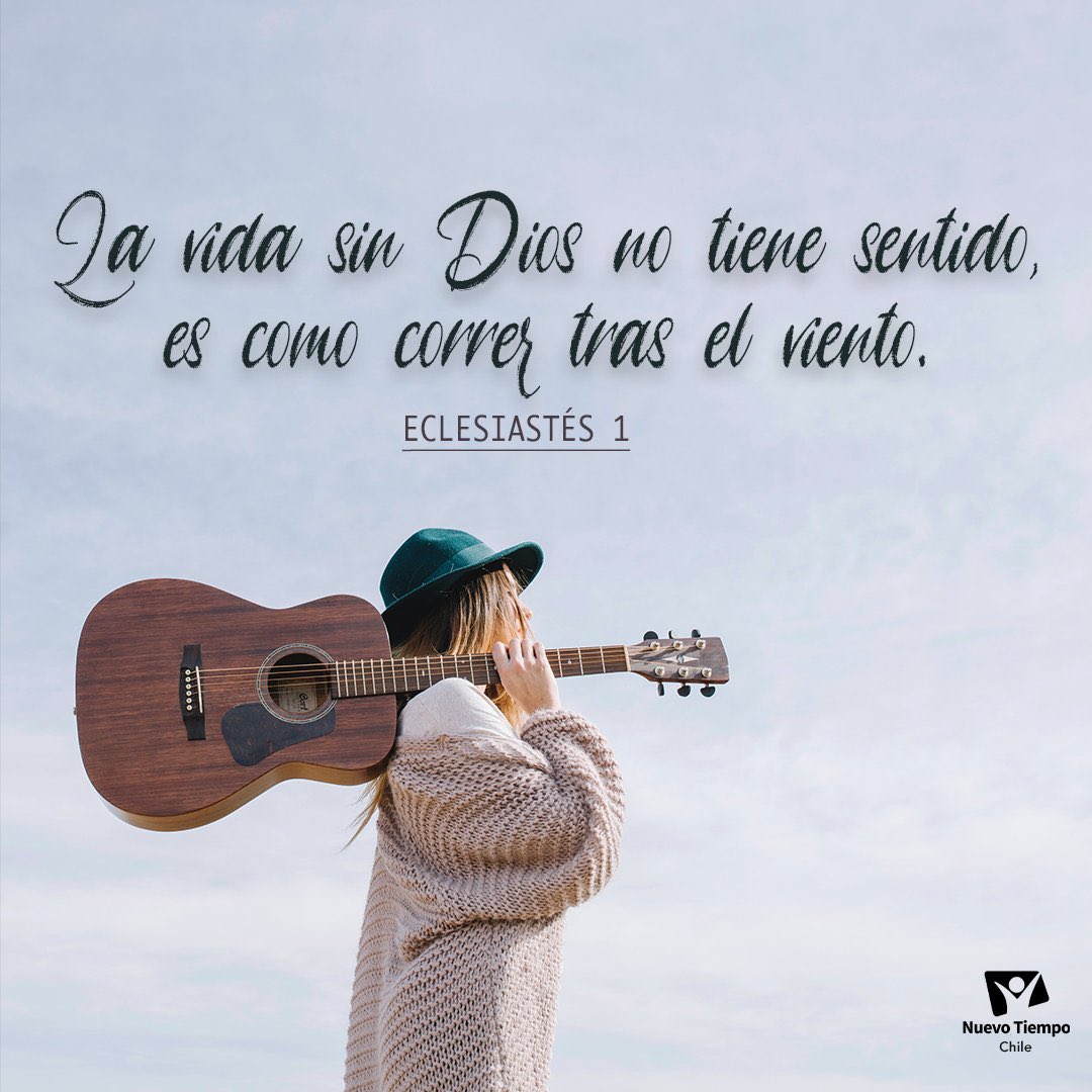 #RPSP Eclesiastés 1
#PrimeroDios

“¿Qué provecho saca el hombre 
de tanto afanarse en esta vida? ” (v. 3)

De nada sirve correr tras el dinero, el poder, la fama, la ciencia y hasta la sabiduría si no se tiene a Cristo en la vida. Es solo como correr tras el viento.