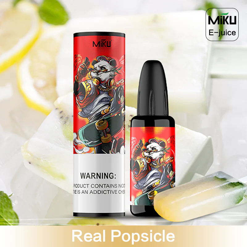 MikuVapeMaria's tweet photo. Real Popsicle by Miku E-Juice: A sweet, sour, and refreshing vape with a hint of nostalgia and a touch of smoothness. Perfect for those with a bold taste! 💨🍭 #RealPopsicle #MikuEjuice #VapeWithMiku https://t.co/kyVwb5d3ce