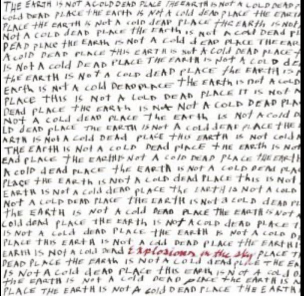 toddiet123's tweet image. The earth is not a cold dead place by @EITS was released 20 years ago today #onthisday #explosionsinthesky #eits essential listening.