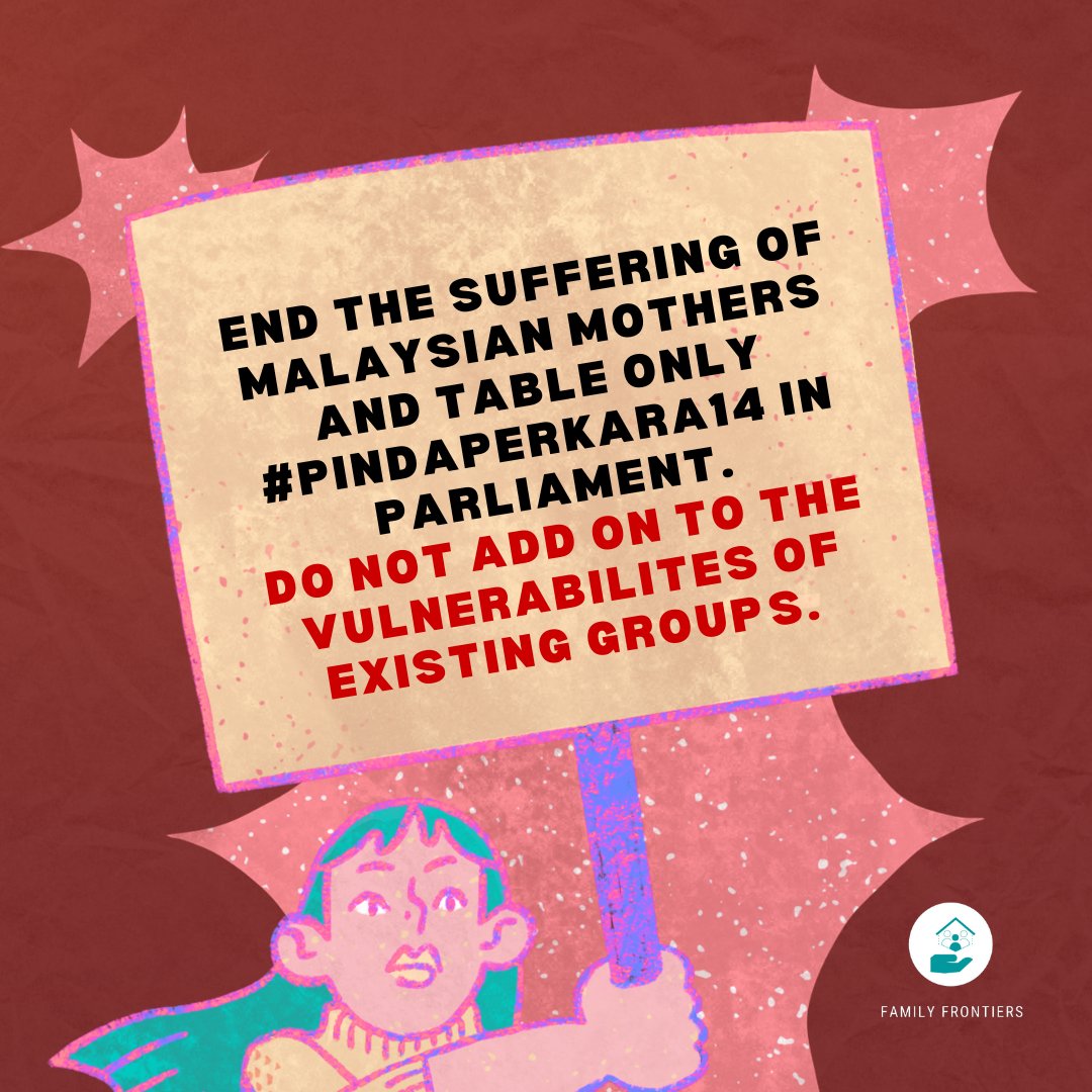 SHARE THIS POST AROUND.

Urge the government to only table the amendment to Article 14 so that Malaysian mothers can confer citizenship to their overseas born children. The other proposed regressive amendments that will exacerbate statelessness MUST be halted.

#PindaPerkara14