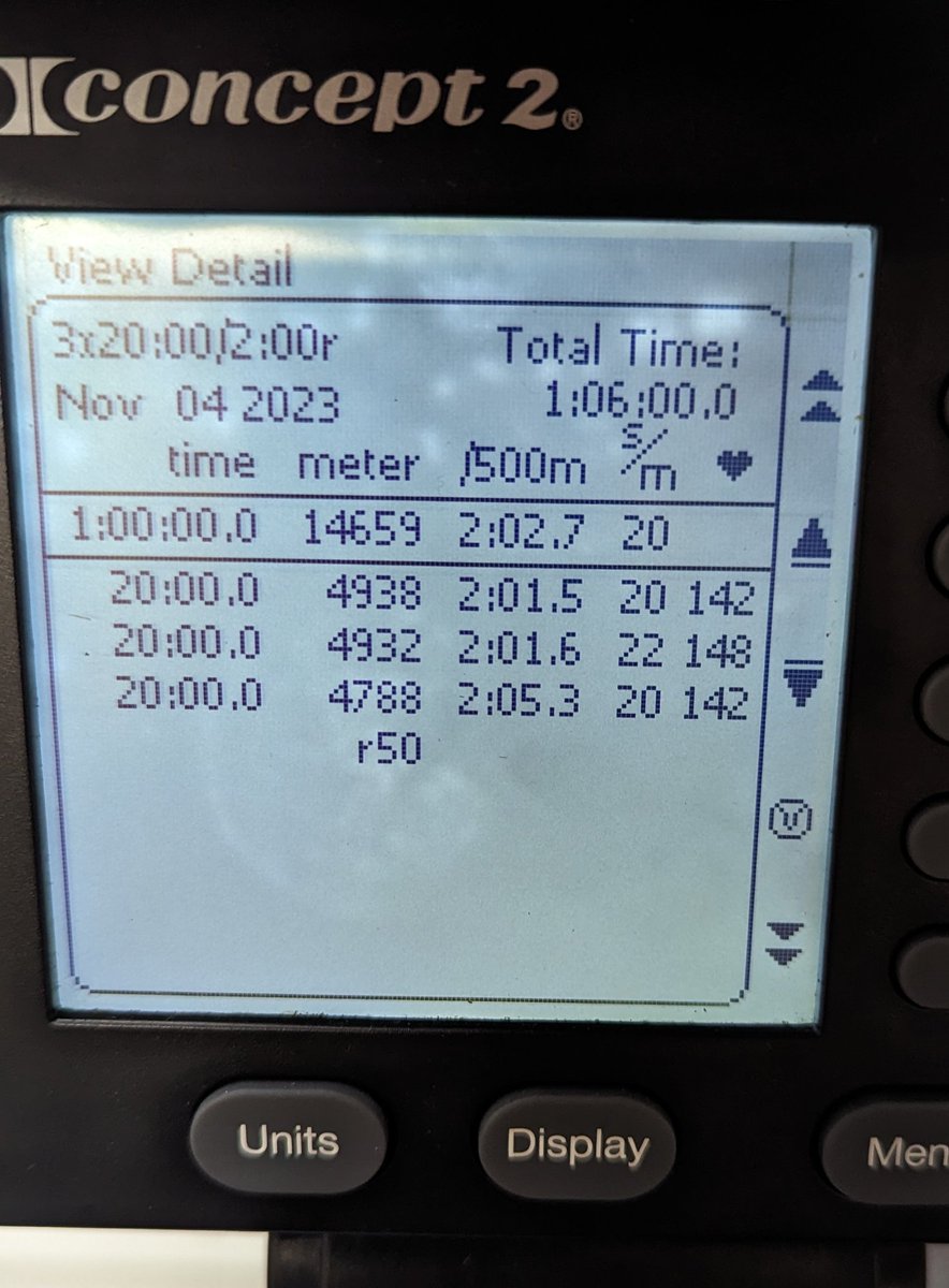 An hour of strapless UT1 metres in the @bridgnorthrowing boat house as the swollen #RiverSevern races past the clubhouse in an un-rowable manner 😐
.
#concept2 #concept2rowerg #concept2rower #indoorrowing #indoorrowingMachine #rowing #fitness